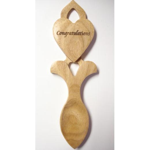 C20L - Congratulations - Welsh Lovespoon