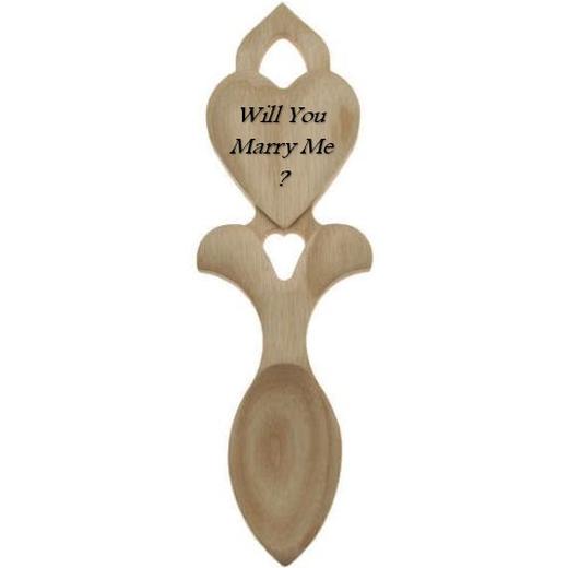 C20L - Will You Marry Me ? - Welsh Lovespoon